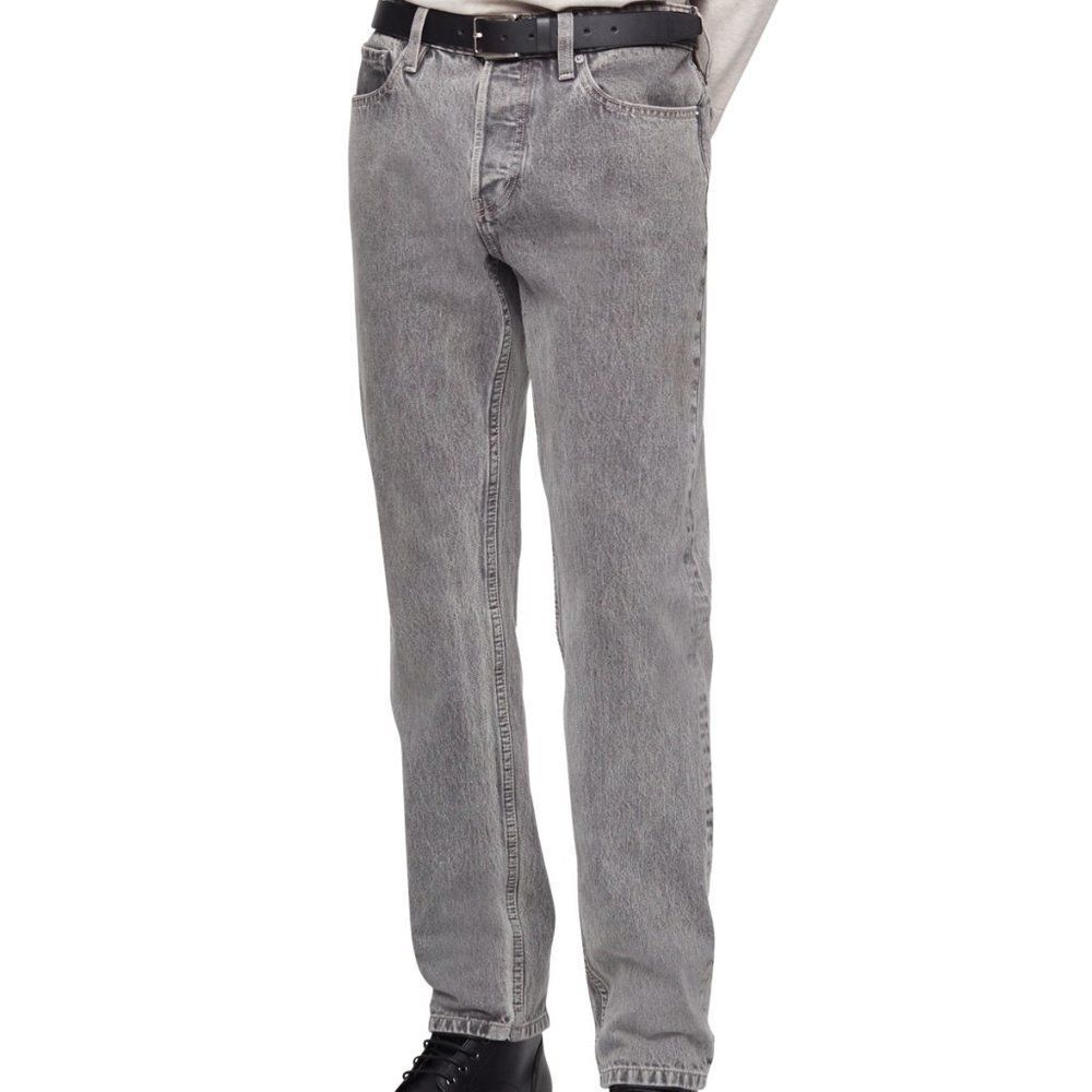 Calvin Klein Mens Slim-Straight Fit Stretch Jeans